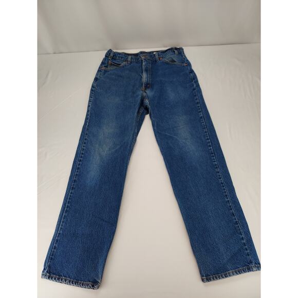 Vintage Y2K Levis Men's 550 Orange Tab Relaxed Fit Medium Wash Made in USA 36x32 - Picture 3 of 13